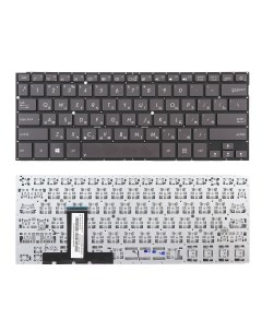 Клавиатура для ноутбука Asus UX31A UX32 U38D черная без рамки под подсветку Azerty