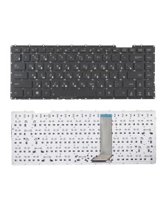 Клавиатура для ноутбука Asus X451 X451C X451CA X451E X451M черная без рамки Azerty