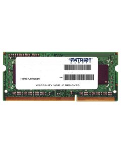 Оперативная память Patriot 4Gb DDR4 2400MHz SO DIMM PSD44G240081S Patriot memory