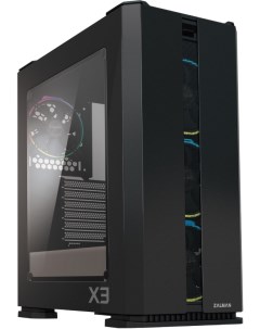 Корпус компьютерный X3 X3BLACK Black Zalman