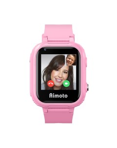 Часы телефон детские Aimoto Pro V 2 4G розовые Кнопка жизни
