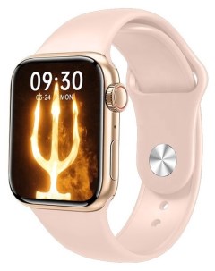 Смарт часы НW 16 44mm золотистый розовый ремешок Smart watch