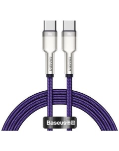 Кабель Cafule Series USB Type C USB Type C 100W 1 м цвет Фиолетовый CATJK C05 Baseus