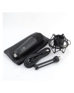 USB микрофон MCU 01 черный стойка и амортизатор Recording tools