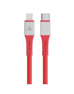 Кабель USB Type C Lightning CL30 F200SS 2 м красный Accesstyle