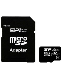 Карта памяти Micro SDHC Elite 32GB Silicon power