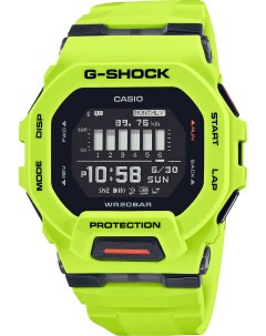 Японские спортивные наручные часы G SHOCK GBD 200 9ER с хронографом Casio