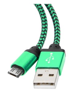 Кабель Cablexpert CC mUSB2gn USB2 0 соединительный USB A microB зеленый 1 0м Gembird
