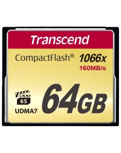 Карта памяти Compact Flash TS128GCF1000 64GB Transcend