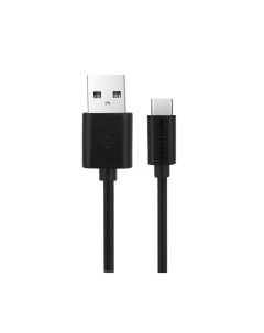 Дата кабель K13a USB 2 1A для Type C TPE 1м Black More choice
