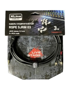 Кабель аудио 1xJack 2xRCA Cables RSPE SJRM03 Xline