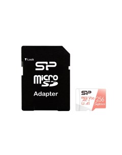 Карта памяти Superior A1 microSDXC 256GB SP256GBSTXDV3V20SP Silicon power