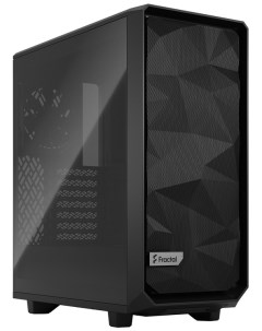 Корпус компьютерный Meshify 2 Compact TG Light Tint FD C MES2C 03 Black Fractal design