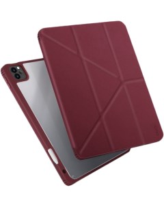 Чехол Moven Anti microbial для iPad Pro 11 2021 Maroon Red Uniq