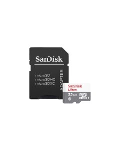 Карта памяти Ultra 32GB microSD адаптер SDSQUNR 032G GN3MA Sandisk
