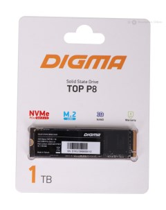 SSD накопитель Top P8 M 2 2280 1 ТБ DGST4001TP83T Digma