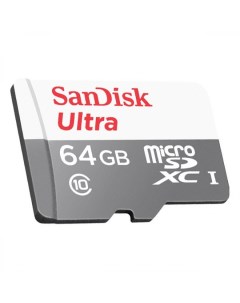 Карта памяти Ultra 64GB microSD SDSQUNR 064G GN3MN Sandisk