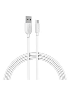 Кабель BX14 LinkJet USB micro USB White Borofone