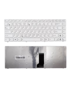 Клавиатура для ноутбука Asus A42 K42 U36 белая с рамкой Azerty