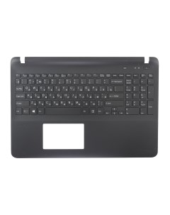 Клавиатура для ноутбука Sony SVF15 черная с топкейсом с подсветкой Azerty