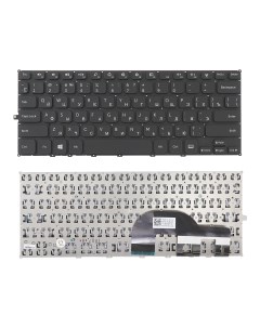 Клавиатура для ноутбука Dell Inspiron 11 3000 3137 3135 черная без рамки Azerty