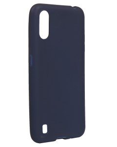 Чехол для Samsung Galaxy A01 M01 2020 Silicone Soft Matte Dark Blue NST16373 Neypo