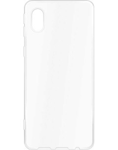 Чехол Silicone case для Samsung Galaxy A01 Core прозрачный Borasco