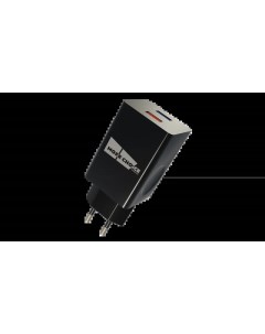 Сетевое зарядное устройство Smart 2USB 3 0А QC3 0 Type C NC55QCa Black More choice