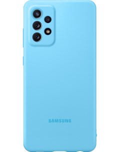 Чехол Silicone Cover для Galaxy A72 Blue EF PA725TLEGRU Samsung