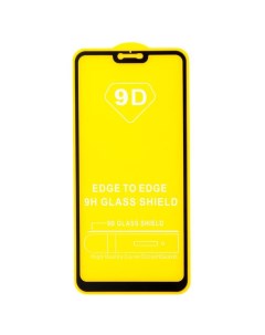 Защитное стекло 9D для Xiaomi для Redmi Note 6 черное Rocknparts
