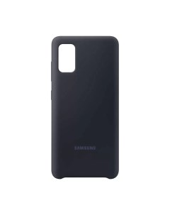Чехол клип кейс Galaxy A41 Silicone Cover черный EF PA415TBEGRU Samsung