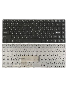Клавиатура для ноутбука MSI CX48 X350 X360 X370 X420 X460 X460DX черная с рамкой Оем