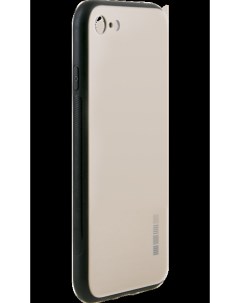 Чехол крышка для Apple iPhone 7 8 пластик золотистый Interstep