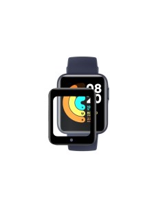 Защитная пленка для часов Xiaomi Mi Watch Lite черный Стекло гибридная сяоми вотч лайт Zibelino