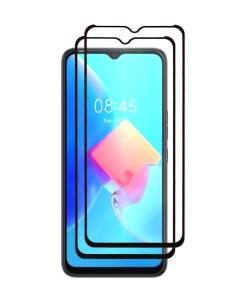 Защитное стекло для Tecno Spark 8С 2021 черный КОМПЛЕКТ 2 шт Mobileocean