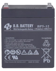 Аккумулятор для ИБП BP 5 12 Bb
