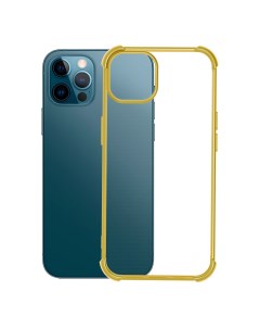Чехол противоударный Glitter Shockproof Soft Case для iPhone 13 Pro Max золотистый Devia