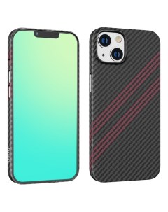 Накладка Gave slim protective case для iPhone 14 Plus черно красная Hoco