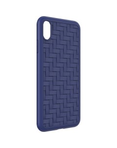 Накладка Tracery series TPU soft case для iPhone Xs Max синяя Hoco