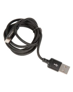 Кабель USB K12i для Lightning 2 1A длина 1 0м черный More choice