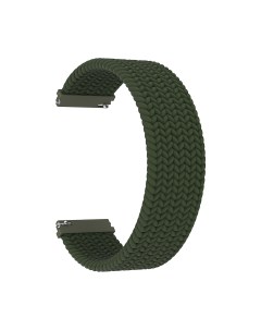 Универсальный ремешок для часов STEROPA DSN 08 20 DG Dark Green плетеный 20 mm Lyambda