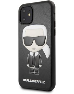 Чехол PU Leather Iconik KLHCN61IKPUBK для iPhone 11 Black Karl lagerfeld