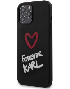 Чехол Karl Lagerfeld Liquid silicone Forever Karl Hard для iPhone 12 Pro Max Cg mobile
