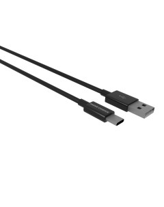 Дата кабель K24a USB 2 1A для Type C TPE 1м Black More choice