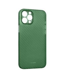Чехол для iPhone 12 Pro Max Air Carbon зеленый K-doo