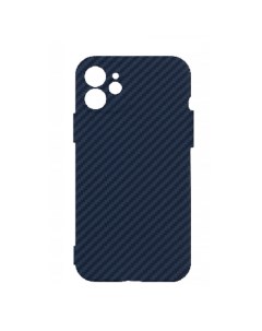 Чехол Iphone 12 Carbon Matte синий Luxó