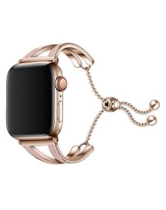 Ремешок Apple Watch 38 mm V Lady розовый с золотым Unknown