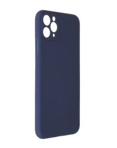 Чехол для Apple iPhone 11 Pro Max Soft Touch Dark Blue ASTI11PMBL Alwio