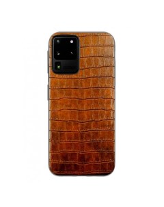 Чехол для Samsung S20 Ultra коричневый Creative case
