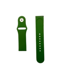 Ремешок для смарт часов Samsung Galaxy Watch 3 4 Active 2 20 мм зеленый Qvatra